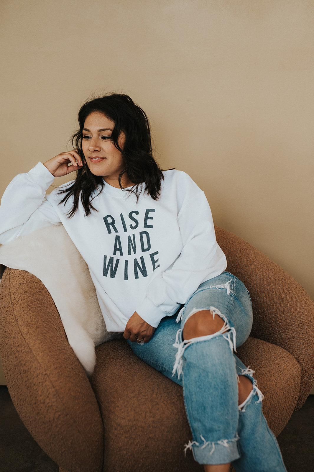 Rise and Wine | Crewneck Sweatshirt
