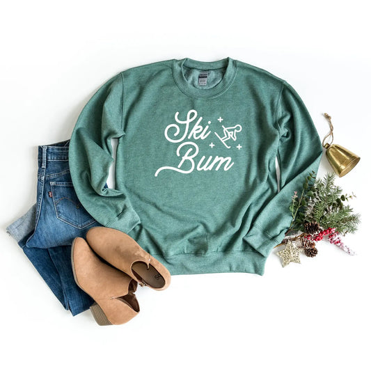 Ski Bum Skier Sweatshirt