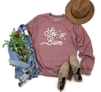 Ski Bum Skier Sweatshirt