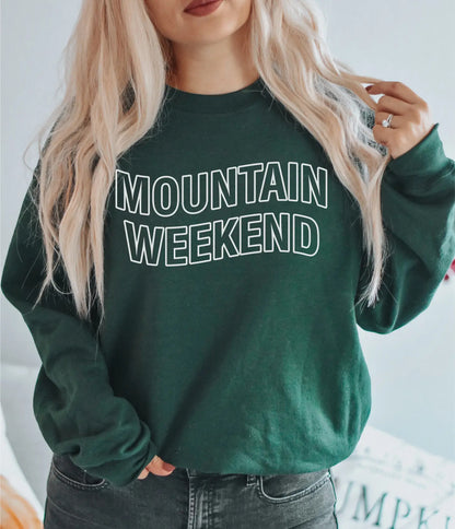 Mountain Weekend Cozy Sweatshirt